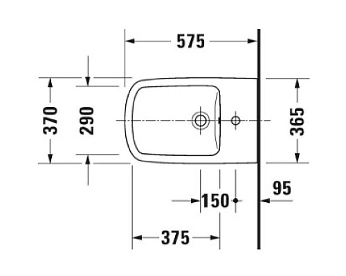 Купить Биде напольное Duravit DuraStyle 2284100000 в магазине сантехники Santeh-Crystal.ru