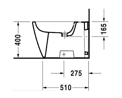 Приобрести Биде напольное Duravit Happy D.2 2259100000 в магазине сантехники Santeh-Crystal.ru