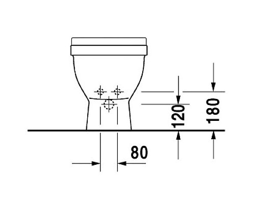 Заказать Биде напольное Duravit Starck 3 2234100000 в магазине сантехники Santeh-Crystal.ru