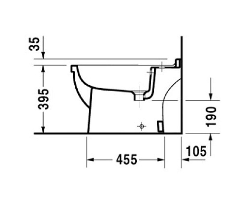 Заказать Биде напольное Duravit Starck 3 2234100000 в магазине сантехники Santeh-Crystal.ru