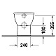 Приобрести Приставной унитаз Duravit Darling New 2139090000 в магазине сантехники Santeh-Crystal.ru