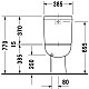 Купить Чаша напольного унитаза Duravit D-Code 21110100002 в магазине сантехники Santeh-Crystal.ru