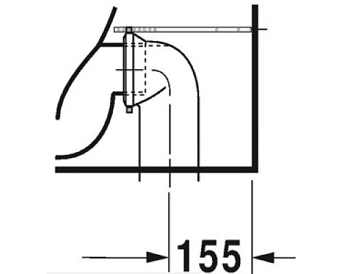 Купить Чаша напольного унитаза Duravit ME by Starck 2172090000 в магазине сантехники Santeh-Crystal.ru