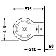 Купить Подвесное биде Duravit Starck 1 0274150000 в магазине сантехники Santeh-Crystal.ru