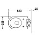 Приобрести Чаша напольного унитаза Duravit Starck 2 0238090000 в магазине сантехники Santeh-Crystal.ru