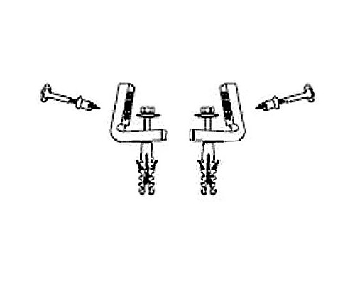 Заказать Комплект крепления для унитаза/биде/полупьедестала Hatria Y0IQ01 в магазине сантехники Santeh-Crystal.ru