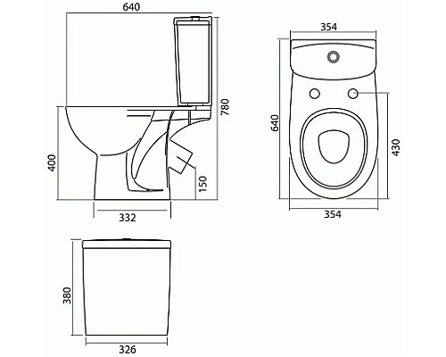 Приобрести Унитаз-компакт с сиденьем Kolo Freja L79201000 в магазине сантехники Santeh-Crystal.ru