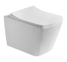 Подвесной безободковый унитаз Art&Max Techno AM9310CHR