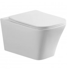 Подвесной безободковый унитаз Art&Max Platino AM9321CHR