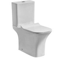 Унитаз-компакт безободковый с сиденьем микролифт Orange C02-000W