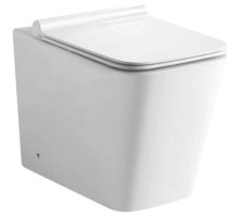 Приставной безободковый унитаз с сиденьем микролифт Jaquar Aria ARS-WHT-39955