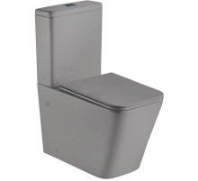 Унитаз-компакт безободковый с сиденьем микролифт WeltWasser Gelbach 001MT-GR
