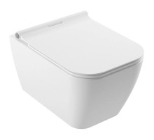 Подвесной безободковый унитаз с сиденьем микролифт Serel Rita RT26SL