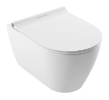 Подвесной безободковый унитаз с сиденьем микролифт Serel Saphire SP26SL