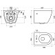 Заказать Подвесной безободковый унитаз BelBagno Sfera-R BB513CH в магазине сантехники Santeh-Crystal.ru