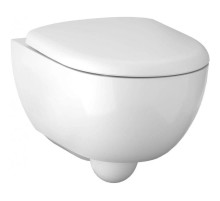 Подвесной безободковый унитаз с сиденьем микролифт Geberit Renova Compact 500.803.00.1