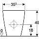 Купить Чаша напольного унитаза Geberit iCon Square 200920000 в магазине сантехники Santeh-Crystal.ru