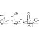 Купить Чаша напольного унитаза Roca Meridian 34224C00U в магазине сантехники Santeh-Crystal.ru