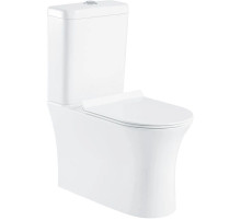 Чаша напольного безободкового унитаза BelBagno Ancona BB1224CPR-P