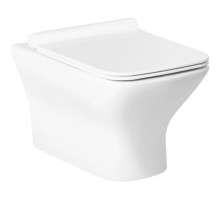 Подвесной безободковый унитаз BelBagno Romano BB248CHR-SM