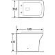 Заказать Приставной безободковый унитаз BelBagno Romano BB248CBR в магазине сантехники Santeh-Crystal.ru