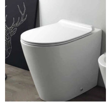 Приставной безободковый унитаз Simas Gambassi GA01bi