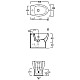 Заказать Биде напольное Simas Lft Spazio LFT23 bix1 в магазине сантехники Santeh-Crystal.ru