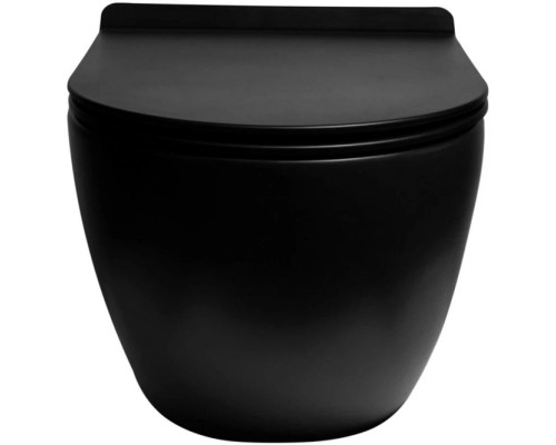 Купить Подвесной безободковый унитаз с сиденьем микролифт SantiLine SL-5002MB в магазине сантехники Santeh-Crystal.ru