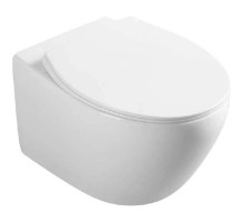 Унитаз подвесной Vincea Felice VT1-25 безободковый, с сиденьем микролифт, белый