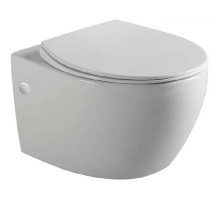 Унитаз подвесной Vincea Intero VT1-21 безободковый, с сиденьем микролифт, белый