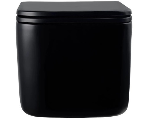 Унитаз подвесной Vincea Ultra VT1-32MB безободковый, с сиденьем микролифт, черный матовый