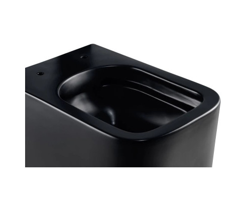 Унитаз подвесной Vincea Ultra VT1-32MB безободковый, с сиденьем микролифт, черный матовый