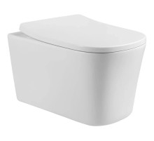 Унитаз подвесной Vincea Arco VT1-36 безободковый, с сиденьем микролифт, белый