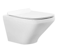 Унитаз подвесной Vincea Neo-M VT1-17 безободковый, с сиденьем микролифт, белый