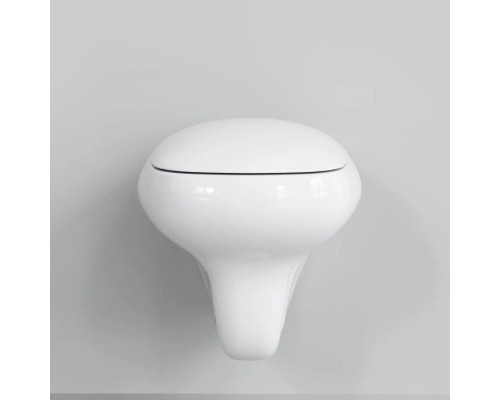 Купить Подвесной безободковый унитаз Ambassador Diamond 123T20001R в магазине сантехники Santeh-Crystal.ru