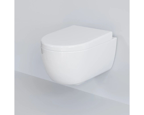 Купить Подвесной безободковый унитаз Ambassador Abner 103T20001R в магазине сантехники Santeh-Crystal.ru