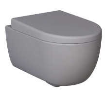 Подвесной безободковый унитаз с сиденьем микролифт Ambassador Abner 103T20301R-102T20301