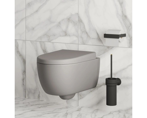 Купить Подвесной безободковый унитаз с сиденьем микролифт Ambassador Abner 103T20301R-102T20301 в магазине сантехники Santeh-Crystal.ru