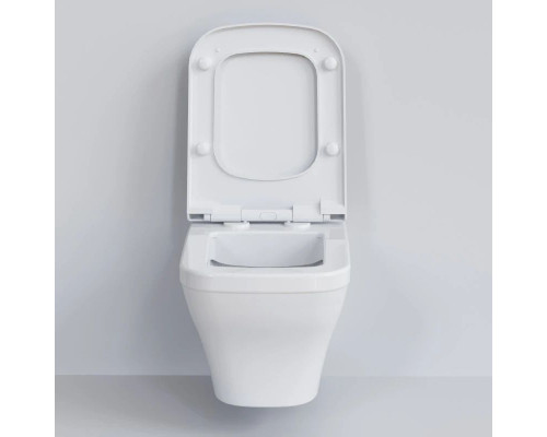 Купить Подвесной безободковый унитаз Ambassador Benefit 203T20001R в магазине сантехники Santeh-Crystal.ru