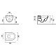 Купить Подвесной безободковый унитаз GSI Pura 881626 в магазине сантехники Santeh-Crystal.ru