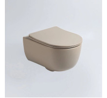 Подвесной безободковый унитаз с сиденьем микролифт Vincea Evo VT1-34SMC