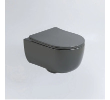 Подвесной безободковый унитаз с сиденьем микролифт Vincea Evo VT1-34SMA