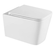 Подвесной безободковый унитаз с сиденьем микролифт Vincea Q-Line VT1-12T