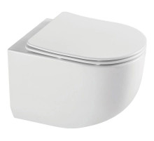 Подвесной безободковый унитаз с сиденьем микролифт Vincea Globo VT1-52T