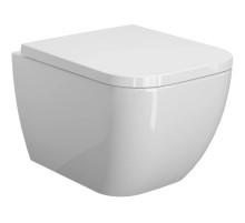 Унитаз подвесной Ambassador Forsa 243K19003S с сиденьем микролифт, белый глянец