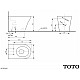 Заказать Приставной безободковый унитаз Toto MH CW163Y#XW в магазине сантехники Santeh-Crystal.ru