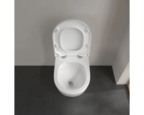 Купить Приставной безободковый унитаз Villeroy & Boch Subway 3.0 4671T0R1 в магазине сантехники Santeh-Crystal.ru