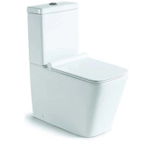 Унитаз-компакт безободковый с сиденьем микролифт Vincea Q-Line VT2-12