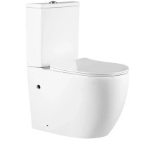 Унитаз-компакт безободковый с сиденьем микролифт Vincea Evo VT2-34