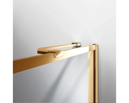 Шторка на ванну Vincea VSB-41700CLG 70 см, профиль золотой матовый, стекло прозрачное